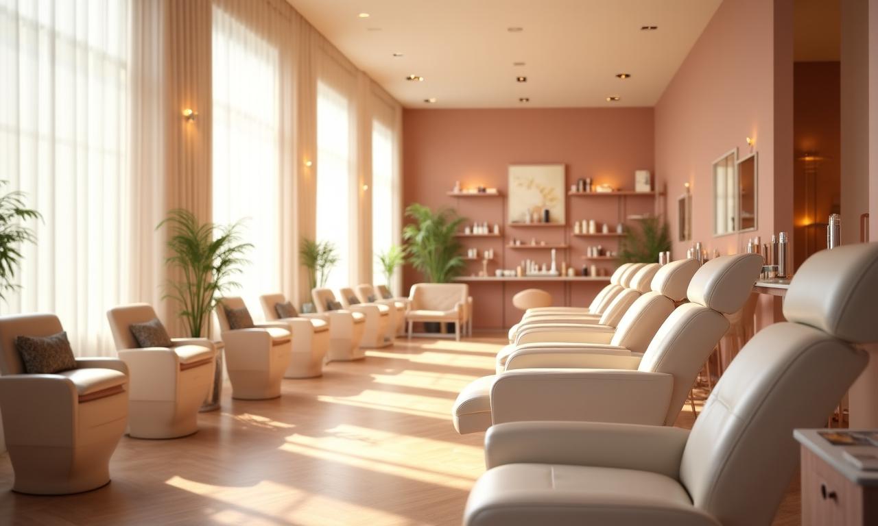 Een serene weergave van onze moderne schoonheidssalon in Tilburg